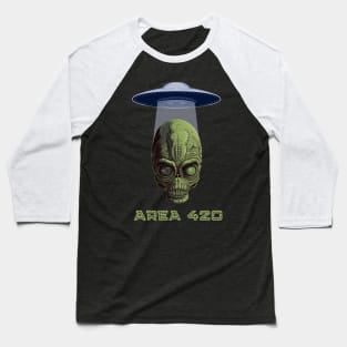Alien Area 420 Kush Zone Baseball T-Shirt